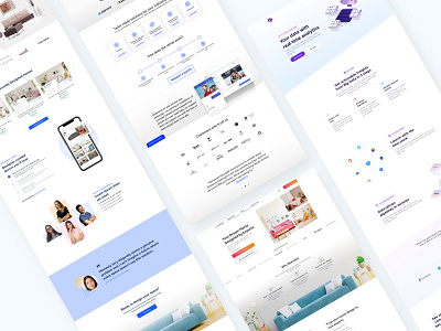 Website Folio branding clean design design system experience design homepage design interface design landing page minimal ui kit ui ux web ui website design