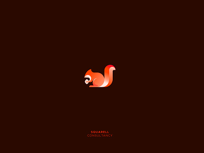 Squarell alphabet animal logo animal series brand identity design branding consulting firm creative design design gradient icon mark logo illustration logo logofolio logotype squirrel squirrels
