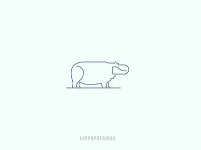 Hippopotamus alphabet animal animal logo brand identity design branding creative design design hippo hippocampus hippopotamus icon mark logo logo logotype