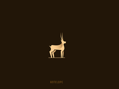 Antelope africa alphabet animal logo antelope deer bird logo brand identity design branding creative design design gradient grid logo icon mark logo illustration logo logo process practice art