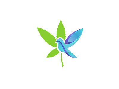 Concept for a marijuana store in California america bird logo california dove logo green leaf leaf logo logo marijuana