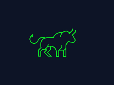 Bull animal animal logo bull bull logo line logo male symbol taurus