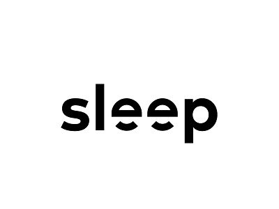 Sleep black e logo sleep white