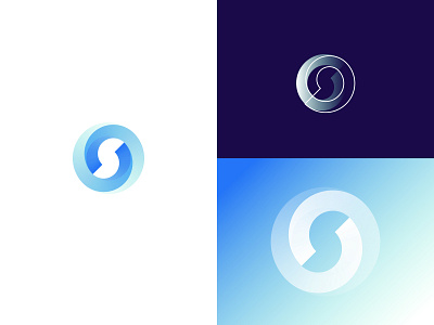 Synergy alphabet logo blue logo brand design brand identity energy logo gradient logo icon mark logo technology logo vector wave logo