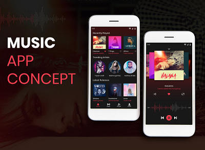Music App UI app art branding design icon musicapp photoshop ui ux vector web