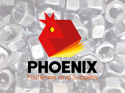 Phoenix Fasteners and Supplies Logo brand identity corporate branding design logo logo design vector