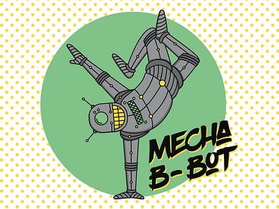 Mecha-B-Bot adobe illustrator character design illustration robot vector