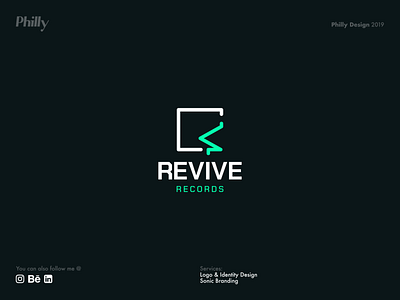 Revive Records brand identity logo logodesign logodesigner logoidentity logoinspiration logoinspirations logoinspire