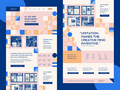 Adobe Hidden Treasures Design adobe xd bauhaus graphic design hidden treasures illustration landing page pattern portfolio website ui design user interface web design