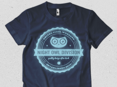 Glow in the dark owl shirt