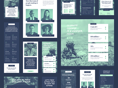 Non-profit UI Kit Components adobe adobe xd charity free resource free template free ui kit landing page made with adobe xd marketing website non profit responsive responsive website ui kits