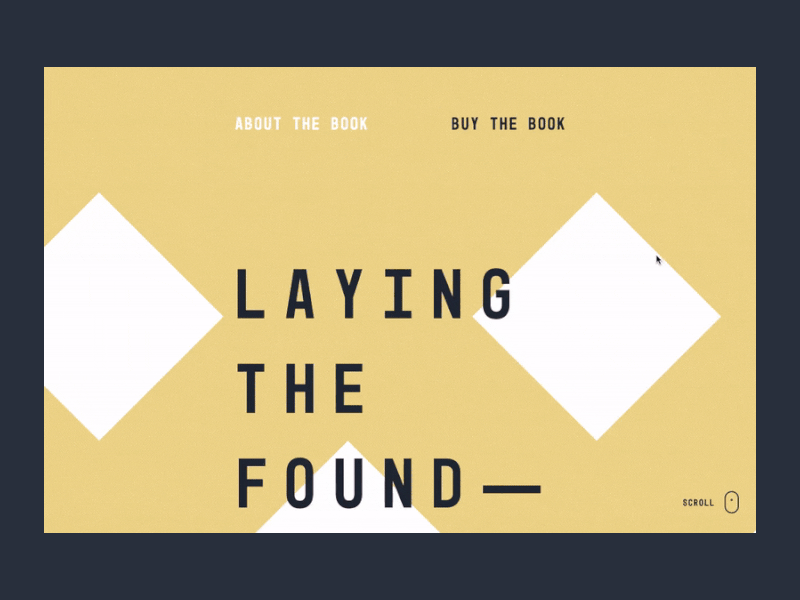Laying the Foundations Website book branding clean design system design systems landing page marketing website minimal one page responsive system design ui design web design web development