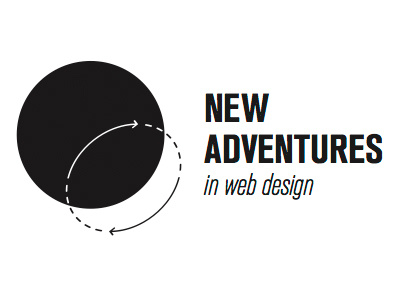 Final logotype akzidenz grotesk arrows black circle circles logo naconf new adventures