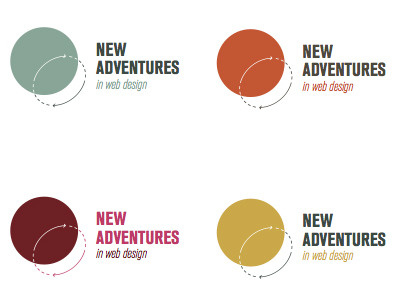 Sample colours akzidenz grotesk arrows black circle circles logo naconf new adventures