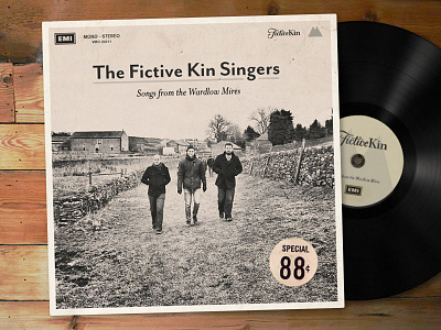 The Fictive Kin Singers album cover fictive kin fictivekin fun music record vinyl
