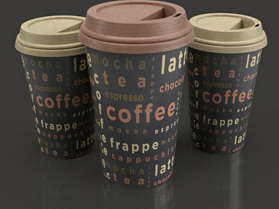 Coffee cup design 3ddesign 3dmodelling adobedimensions branding graphicdesign illustrator label mockup packagedesign photoshop shots