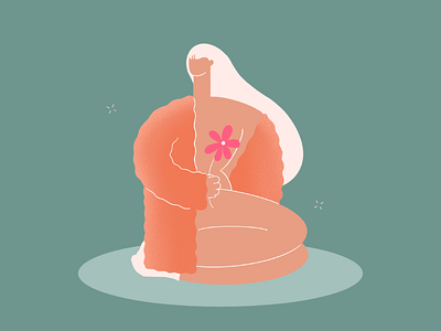 Breast Cancer Support Illustration 2#