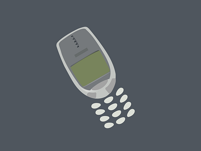 Nokia 3310 3310 art coreldraw drawing illustration illustrator inkscape nokia phone technology vector vectorart