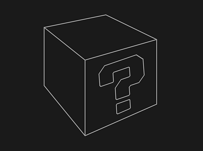 Question Cube art coreldraw cube drawing geometry illustration illustrator inkscape minimal minimalism minimalist shape vector vectorart
