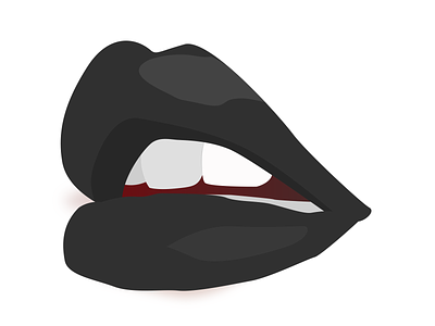 Gothic Lips art coreldraw drawing girl gothic illustration illustrator inkscape lips mouth vector vectorart
