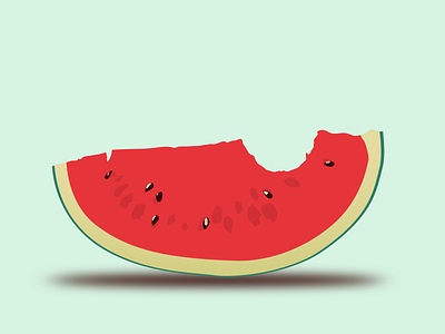 Watermelon art coreldraw drawing fruit illustration illustrator inkscape red sweet vector vectorart watermelon