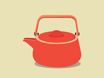 Tea pot illustration