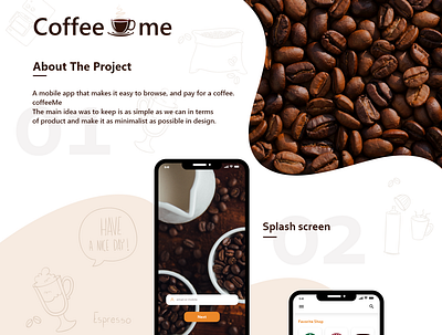 Coffee App UX Case Study app design branding coffee app coffeeshop ux case study