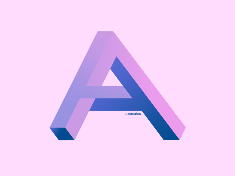 A flat design typographic design graphic design geometric isometric typography