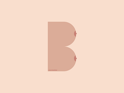 B 36 days of type b flat design graphic design typographic design typography