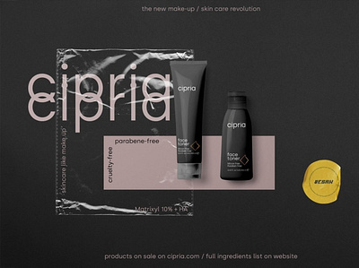 CIPRIA Product & Packaging design brand identity branding design package design packaging packaging design product product design typography