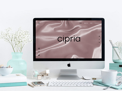 CIPRIA / Website Homepage brand identity branding branding design design logo typography ui ux web website