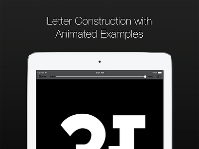 Letter Construction with Animated Examples