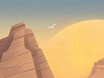 Background painting for new illustration