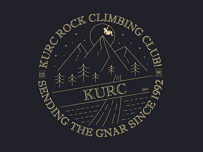 Climbing Club Shirt Design - University of Kansas