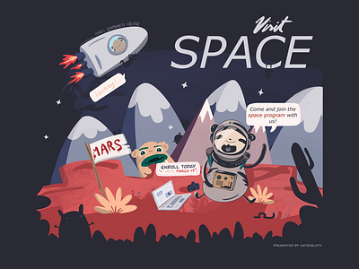 Join the space program with astrosloth!