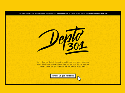 Depto 301 - Web clean graphic icon retro simple solid ui web web design