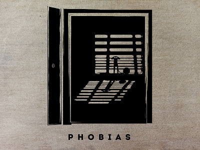 Door of mind “phobias” art artchallenge artwork digital door doors drawing dribbble illustration mind phobias photoshop poster poster art psychology