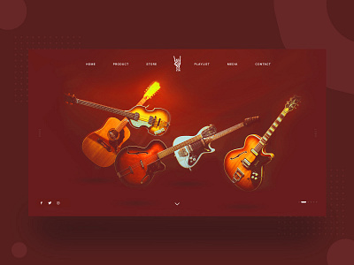 Rock on Roll Page Design Consept ui design web design webdesign website website concept website design