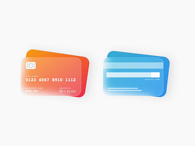 Vise/Master Credit Card Hover Animation UI/UX Design animation app button card hover icon mobile style ui ux web design