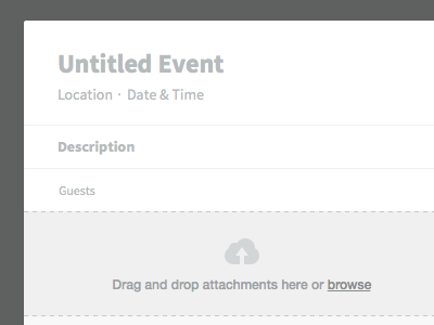 New Event (Empty) app calendar empty state freebie invisible sketch ui