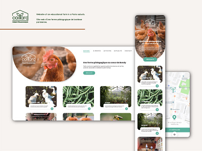 UI design - educational farm educational farm farm interface interfacedesign ui uidesign web webdesign website