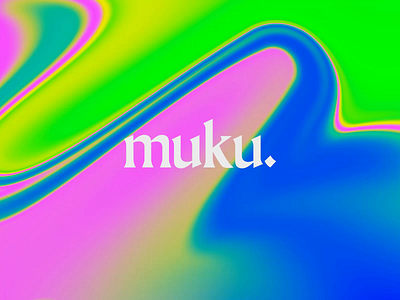 muku animation art branding design gradient graphic design illustrator logo minimal web