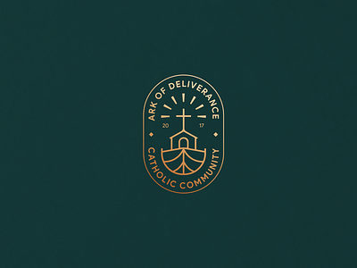 Ark Of Deliverance branding design logo minimal typography vector