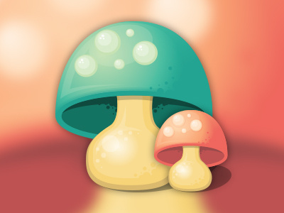 Shrooms icons mushrooms vector