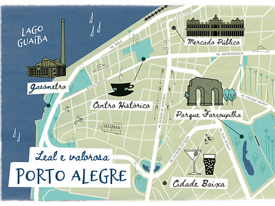 Porto Alegre Map