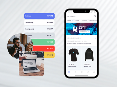 White Label Mobile E-commerce app clothing design design system e commerce ecommerce flutter m commerce mcommerce merx mobile saas shop store tech template tokens ui ux white label