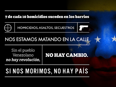 Venezuela necesita paz murders paz peace sos typography venezuela