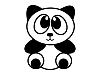 Panda vector