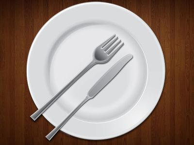 Meals App - IOS icon food icon ios iphone meals nutrition plate