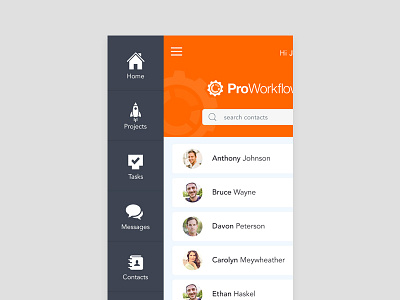 Proworkflow redesign